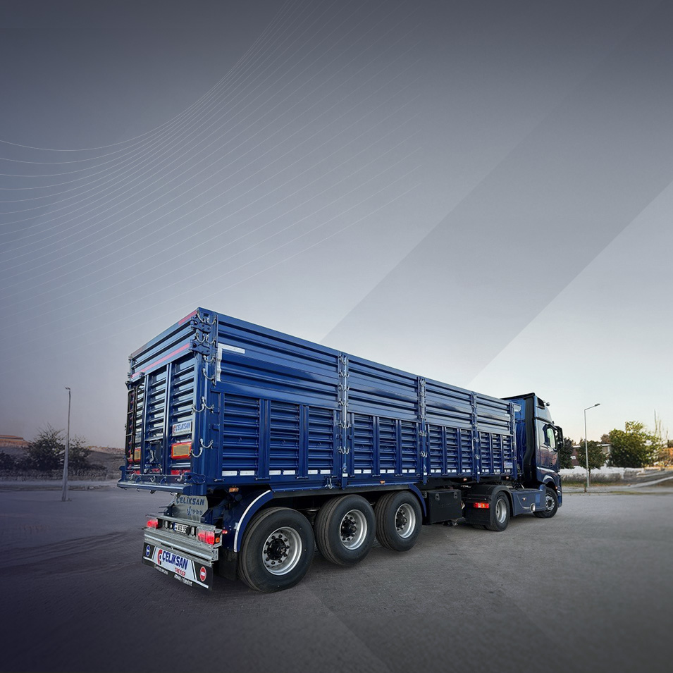 Box Type Tipper Semi Trailer